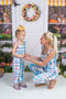 Bowtism Exclusive Mommy & Me Spring Romper with Matching Bow - Bowtism